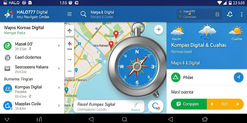 Tampilan antarmuka HALO777 yang intuitif dan informatif untuk Kompas Digital.