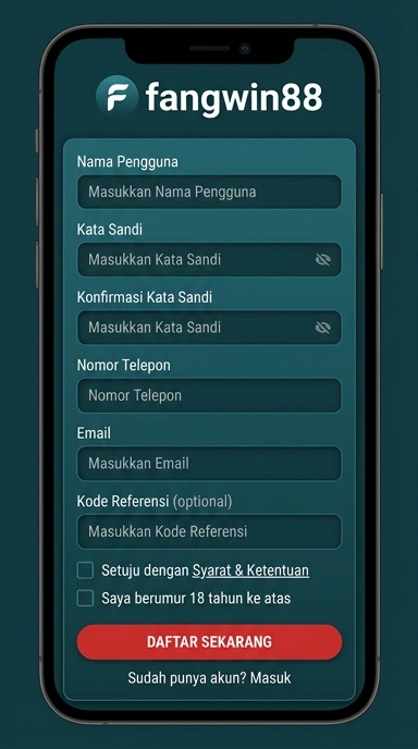 Panduan Daftar Akun Baru fangwin88 untuk Pengguna Android